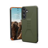 Urban Armor Gear (uag) - Civilian Case For Samsung Galaxy S24 Plus - Olive Drab