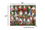 Springbok's 1000 Piece Jigsaw Puzzle Santa Collection - Made in USA