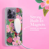 Rifle Paper Co - Magsafe Case For Apple Iphone 14 Pro - Rose Garden