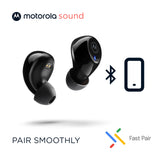 Motorola - Motobuds 105 In Ear True Wireless Bluetooth Earbuds - Black