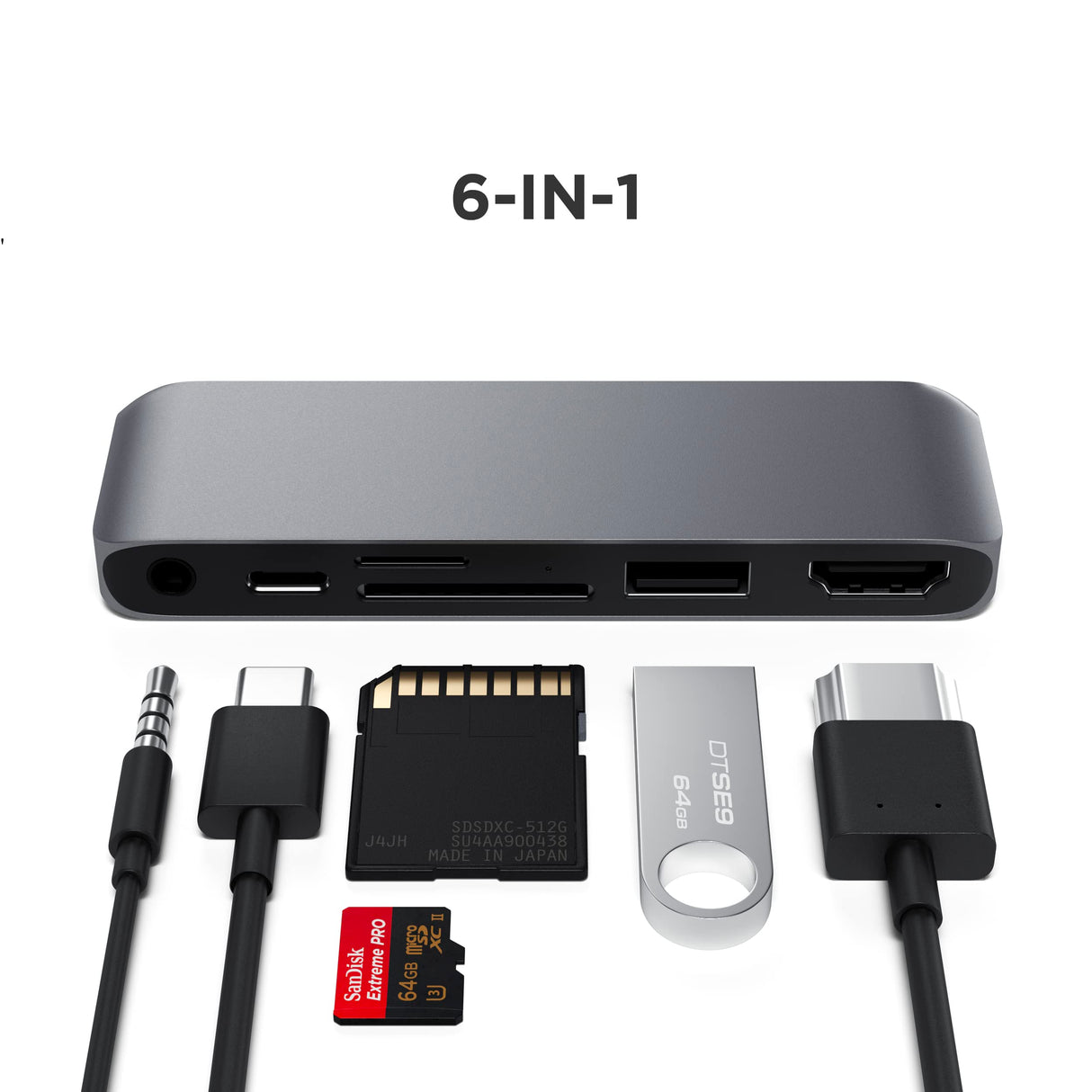 Satechi - Usb C Mobile Pro Hub Sd - Space Gray