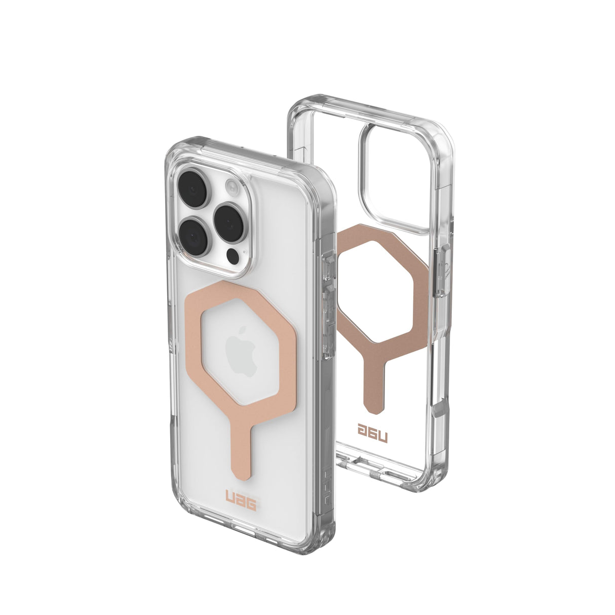 Urban Armor Gear (uag) -  Plyo Magsafe Case For Apple Iphone 16 Pro - Ice And Rose Gold