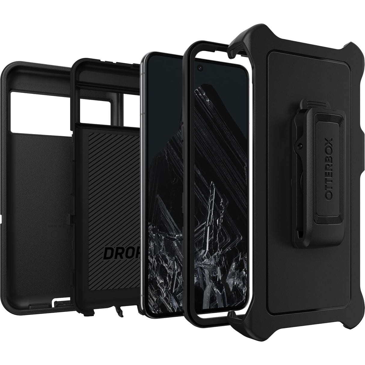 Otterbox - Defender Case For Google Pixel 8 Pro  - Black