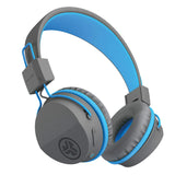 Jlab - Jbuddies Studio Wireless On Ear Kids Headphones - Blue And Gray