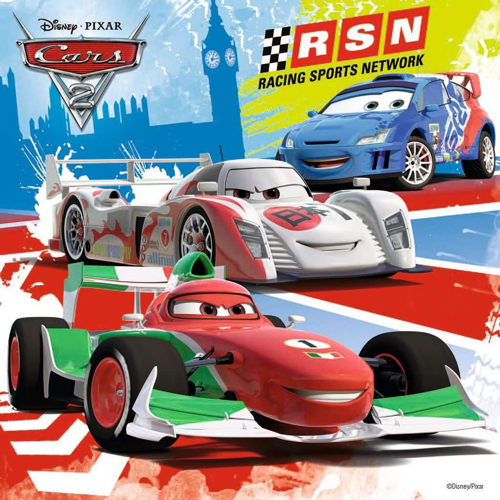 Worldwide Racing Fun 3x49 Piece Puzzles