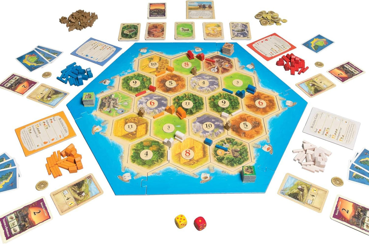 CATAN Traders & Barbarians Board Game EXPANSION - Customize Your CATAN Experience! Strategy Game, Family Game for Kids and Adults, Ages 12+, 3-4 Players, 90 Minute Playtime, Made by CATAN Studio