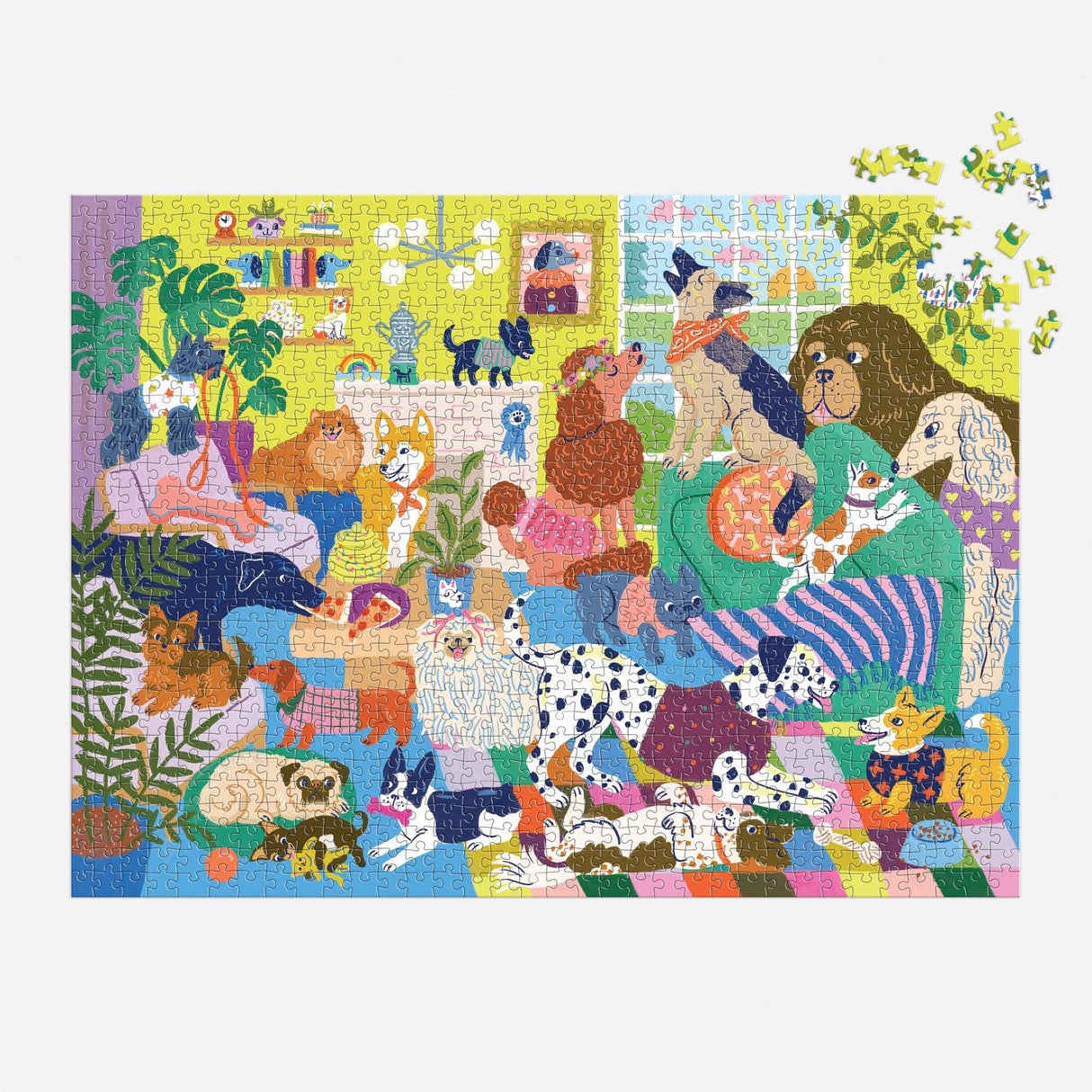 Mudpuppy - Good Dog Club 1000 Piece Family Puzzle