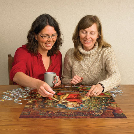 Cobble Hill 1000 Piece Puzzle - Christmas Presence - Sample Poster Included - image 4