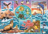 Cobble Hill Family Piece's 350 Puzzle - Ocean Magic - Sample Poster Included