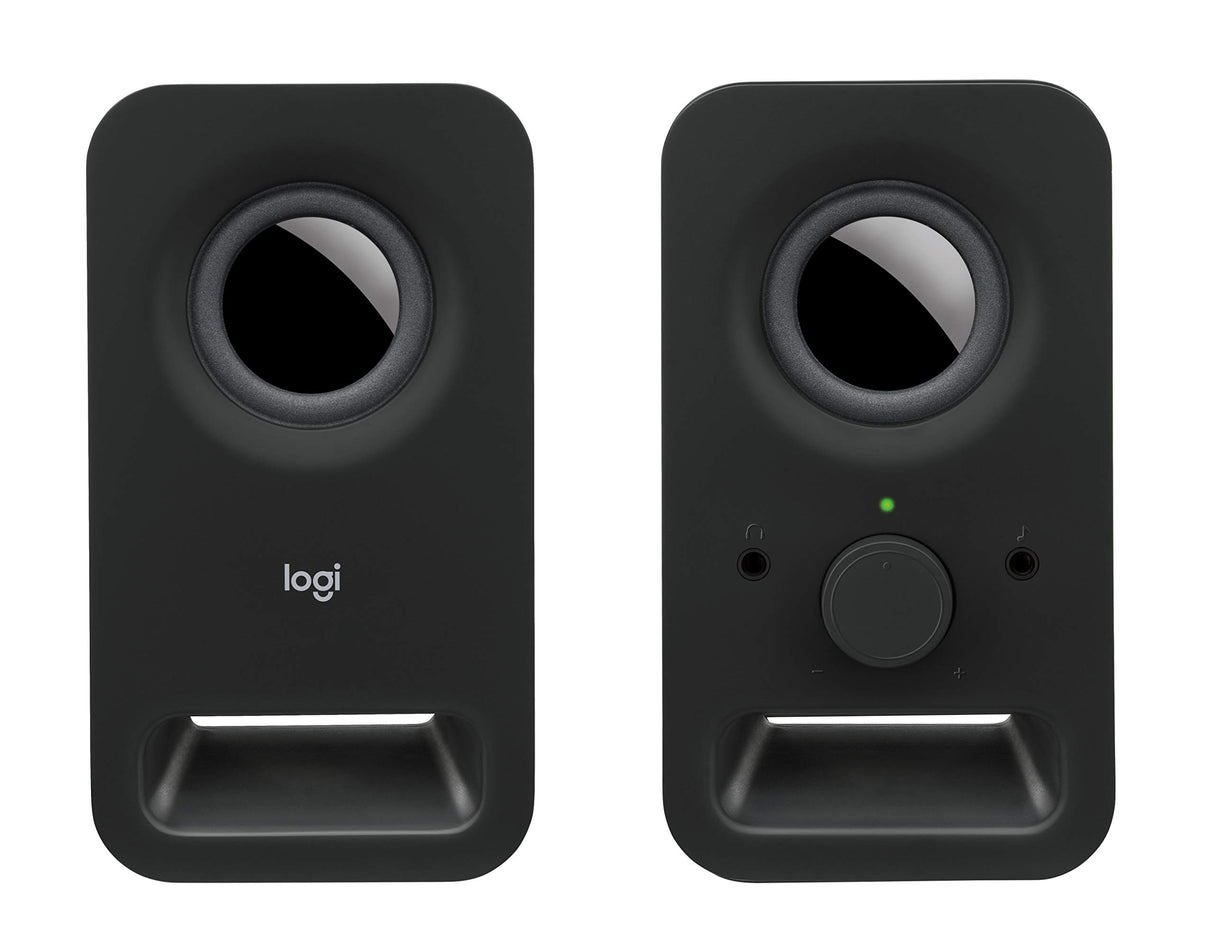 LOGITECH Z150 - SPEAKERS - 2.4WATT - NO RESPONSE BANDWIDTH - BLACK