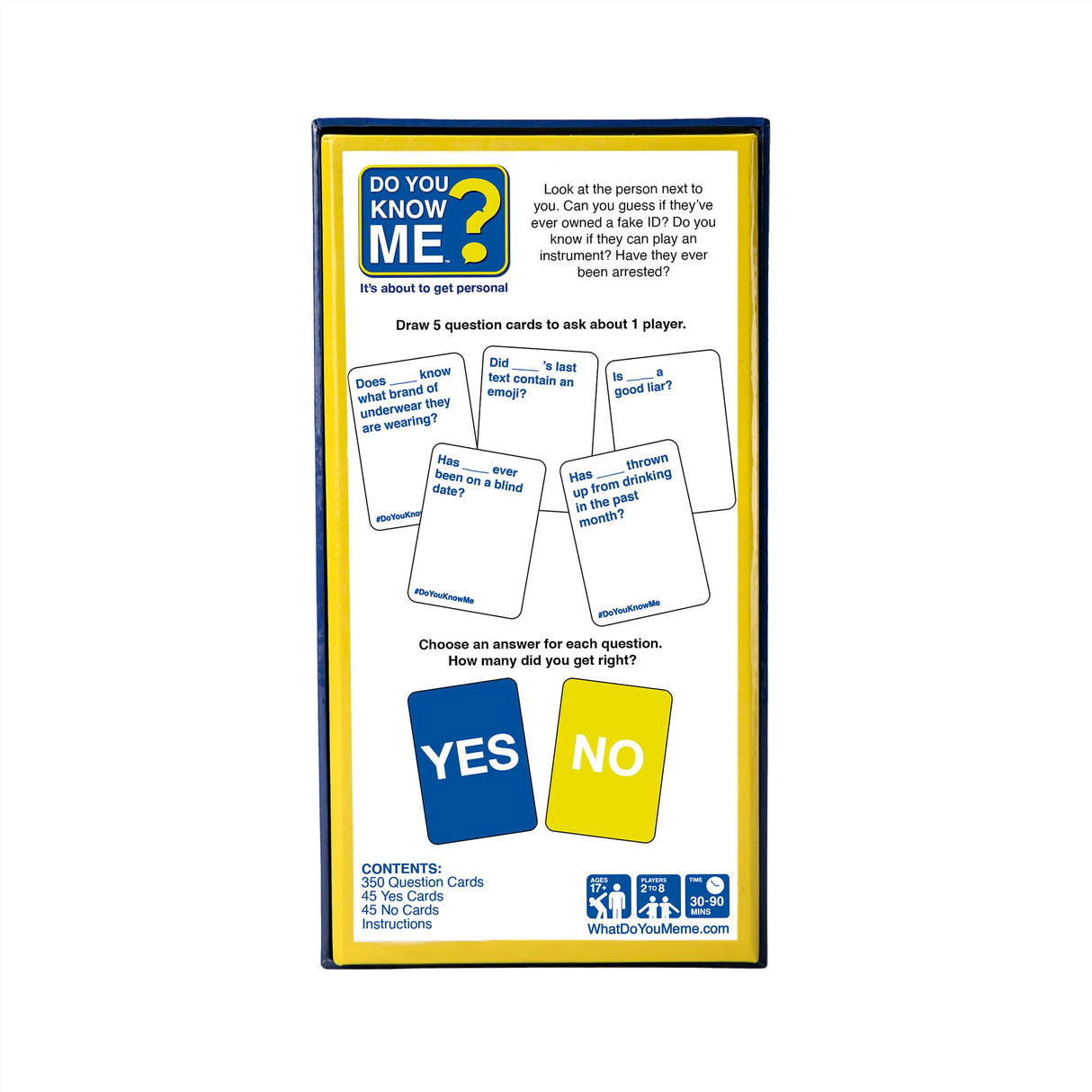 WHAT DO YOU MEME? Do You Know Me? - The Party Game That Puts You in The Hot Seat - Adult Card Games for Game Night