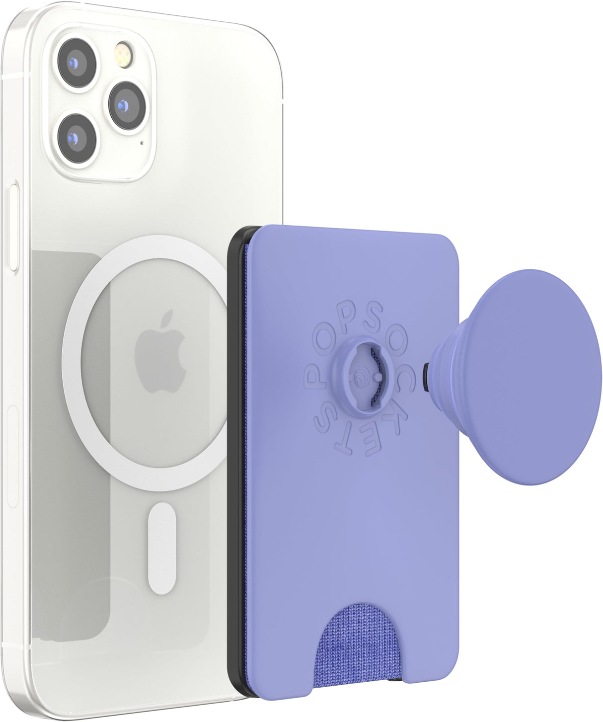 Popsockets - Magsafe Popwallet Plus With Adapter Ring - Deep Periwinkle