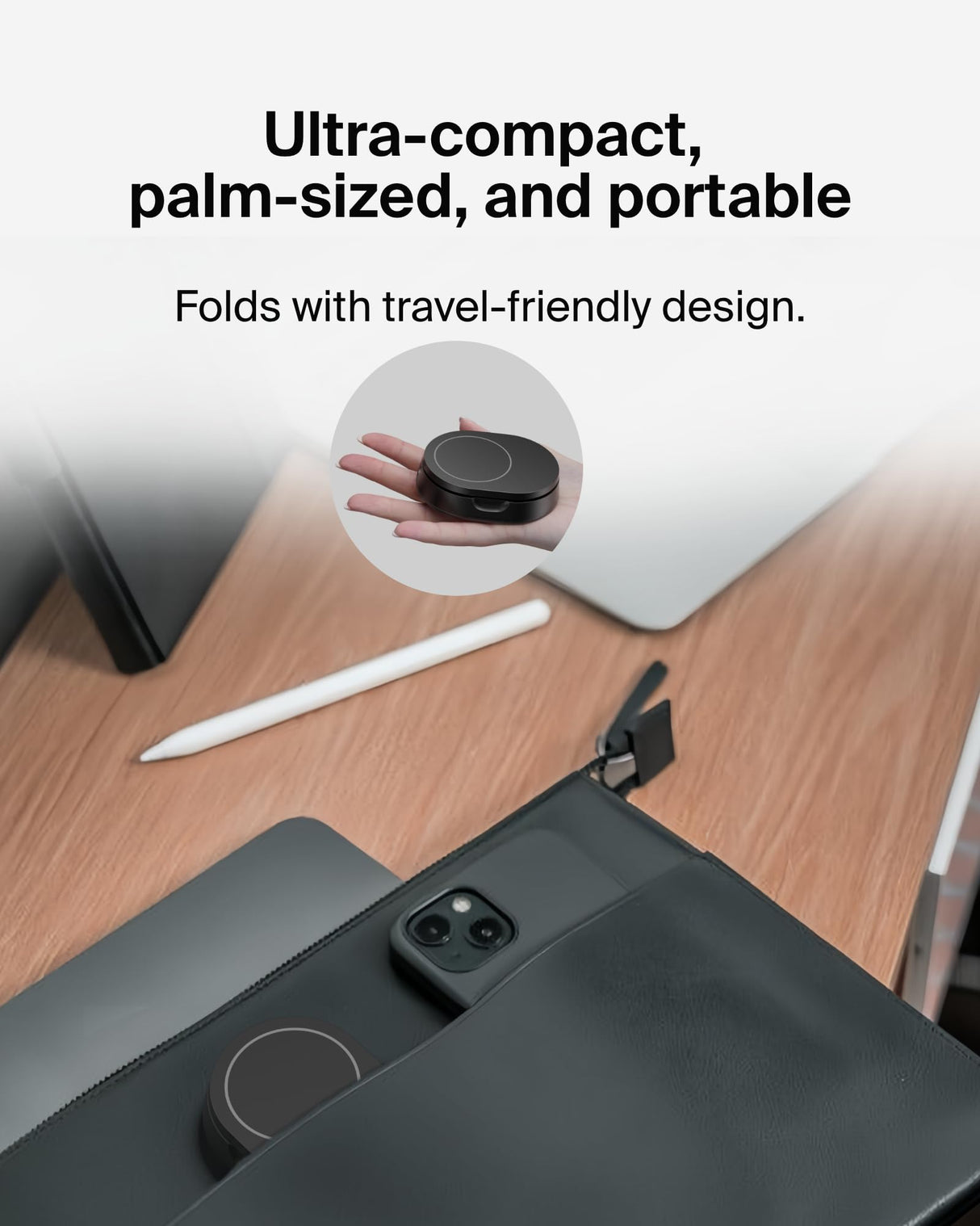 Belkin - Boost Charge Pro Convertible Magnetic Wireless Charging Stand With Qi2 15w - Black