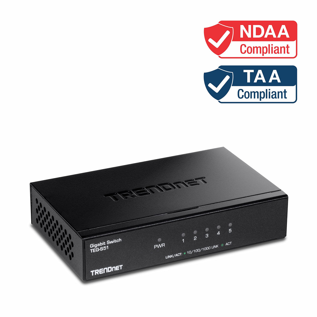 TRENDNET 5-PORT GIGABIT SWITCH /W METAL CASE
