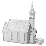 Metal Earth Old Country Church 3D Metal Model Kit Fascinations