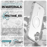 Itskins - Supreme_r Clear Magsafe Case For Apple Iphone 16 - Transparent White Print