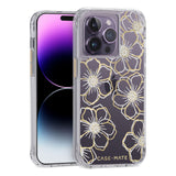 Case-mate - Floral Gems Case For Apple Iphone 14 Pro - Floral Gems