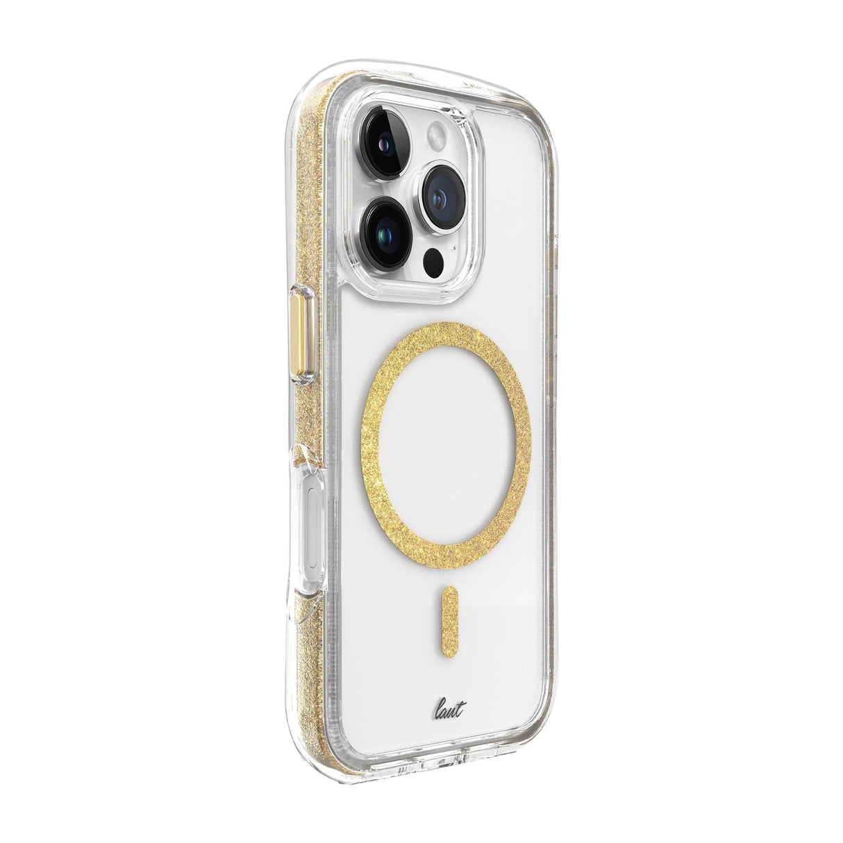 IPHONE 16 PRO MAX LAUT AERO SPARKLE CASE WITH MAGSAFE - CRYSTAL GOLD