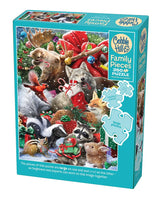 Cobble Hill Family Piece's 350 Puzzle - Festive Friends - Sample Poster Included