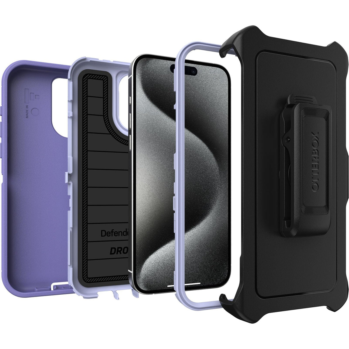 Otterbox - Defender Pro Case For Apple Iphone 15 Pro Max  - Mountain Majesty