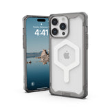 Urban Armor Gear (uag) - Plyo Magsafe Case For Apple Iphone 15 Pro Max - Ice And Silver