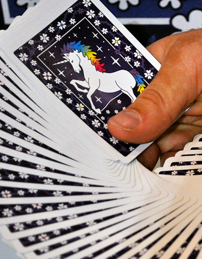 Bicycle Unicorn Playing Cards, Standard Index, Poker Cards, Premium Playing Cards, Unicorn Cards, Unique Playing Cards, 1 Deck