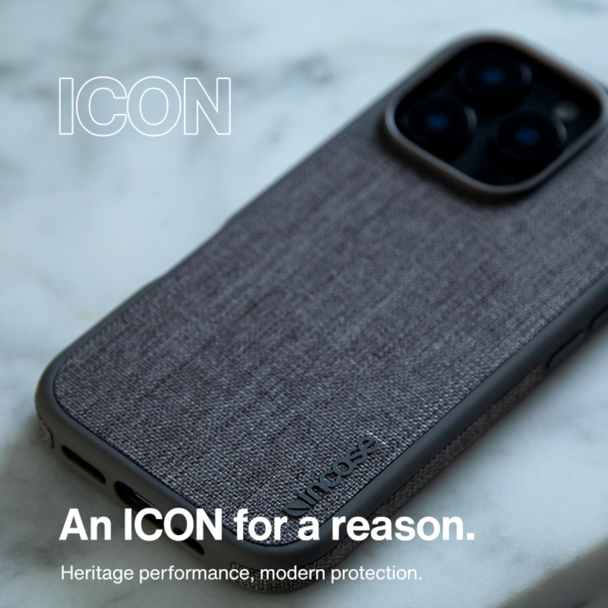 Incase - Icon Magsafe Case For Apple Iphone 16 Pro - Asphalt