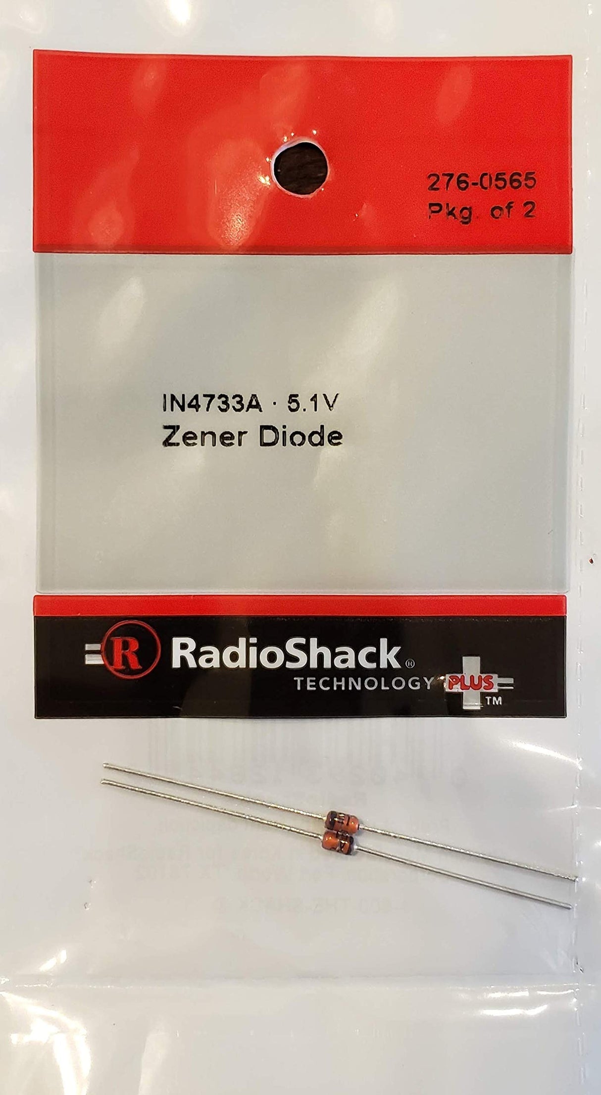 5.1V ZENER DIODE (2-PACK)