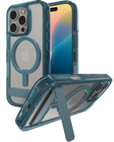 Zagg - Santa Cruz Snap Magsafe Case With Kickstand For Apple Iphone 16 Pro - Retro Blue