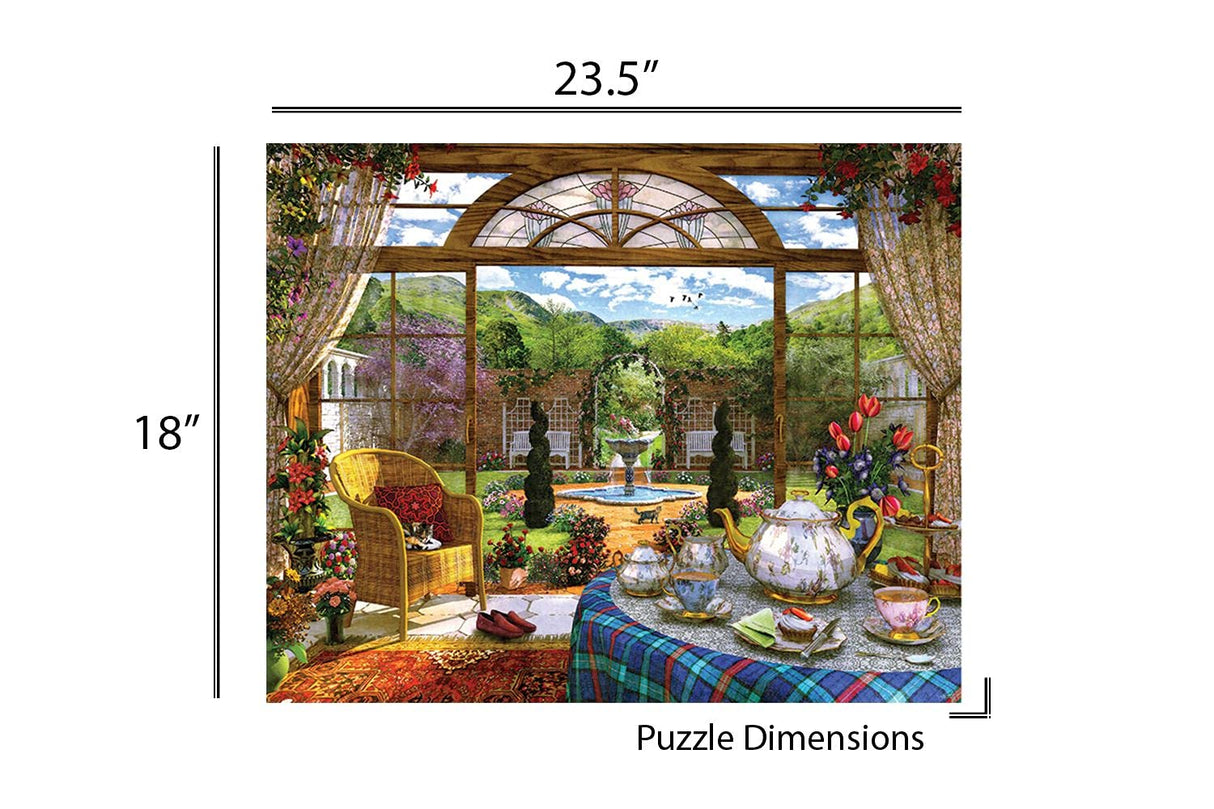 Springbok's 350 Piece Jigsaw Puzzle The Conservatory - Made in USA