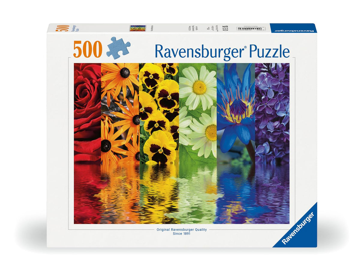 Ravensburger Floral Reflections 500 Piece Jigsaw Puzzle for Adults - 12000213 - Handcrafted Tooling, Made in Germany, Every Piece Fits Together Perfectly