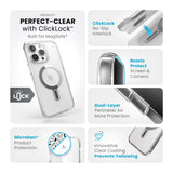 Speck - Presidio Perfect Clear Magsafe Case For Apple Iphone 15 Pro Max - Clear