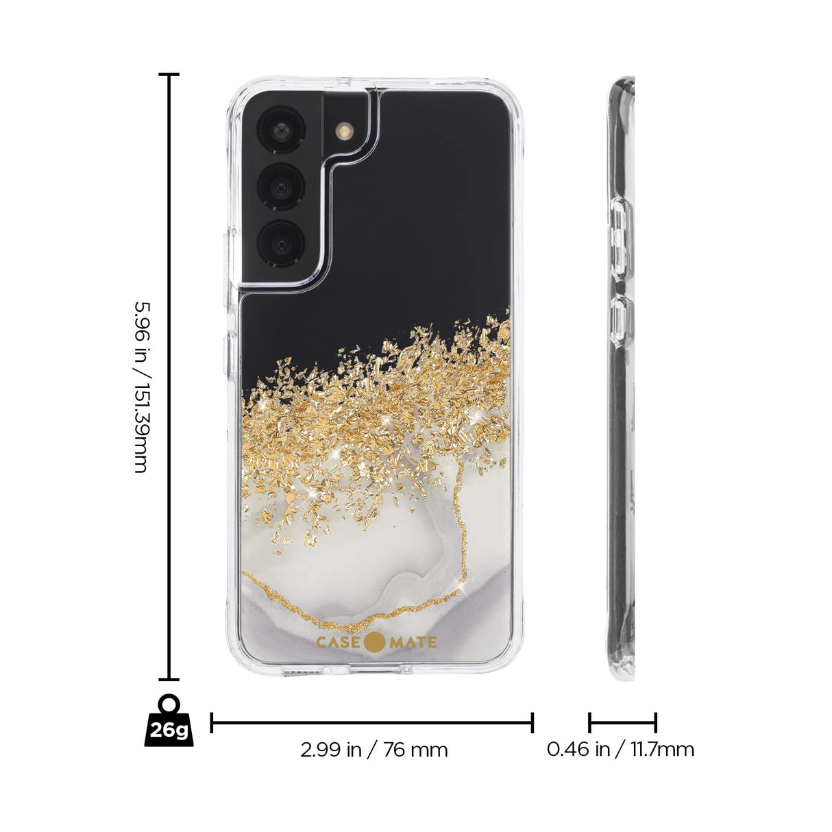 Case-mate - Karat Case For Samsung Galaxy S22 - Karat Marble