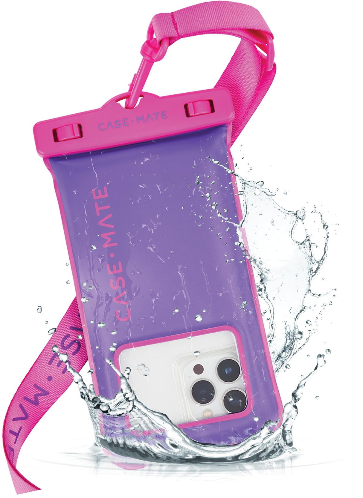 Case-mate - Waterproof Floating Pouch - Purple And Fuchsia