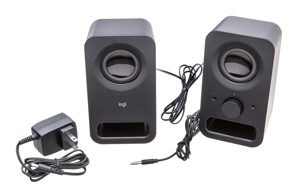 LOGITECH Z150 - SPEAKERS - 2.4WATT - NO RESPONSE BANDWIDTH - BLACK