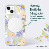 Rifle Paper Co - Magsafe Case For Apple Iphone 15 Plus - Pastel Marguerite