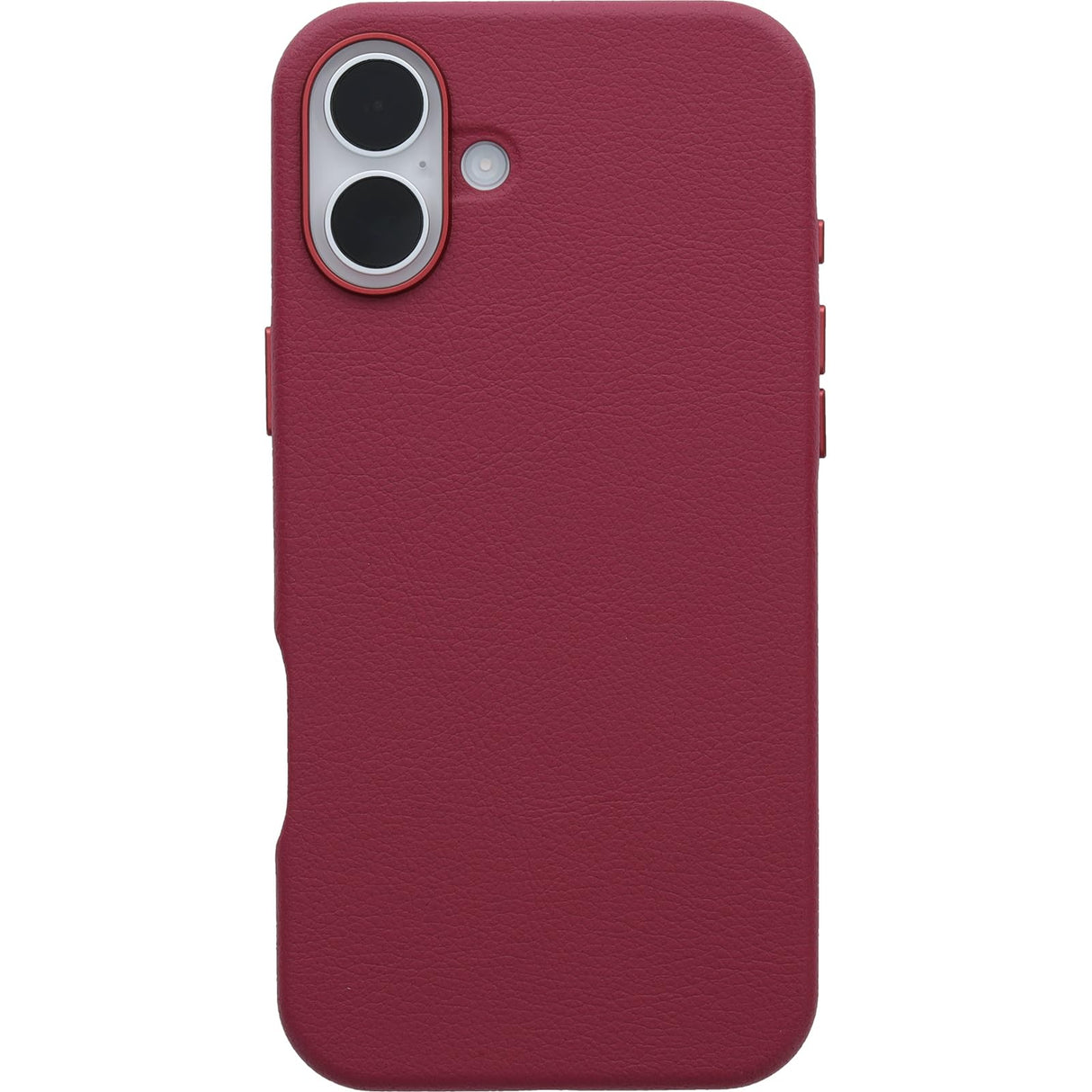 Otterbox - Symmetry Cactus Leather Magsafe Case For Apple Iphone 16 Plus - Maroon Bells