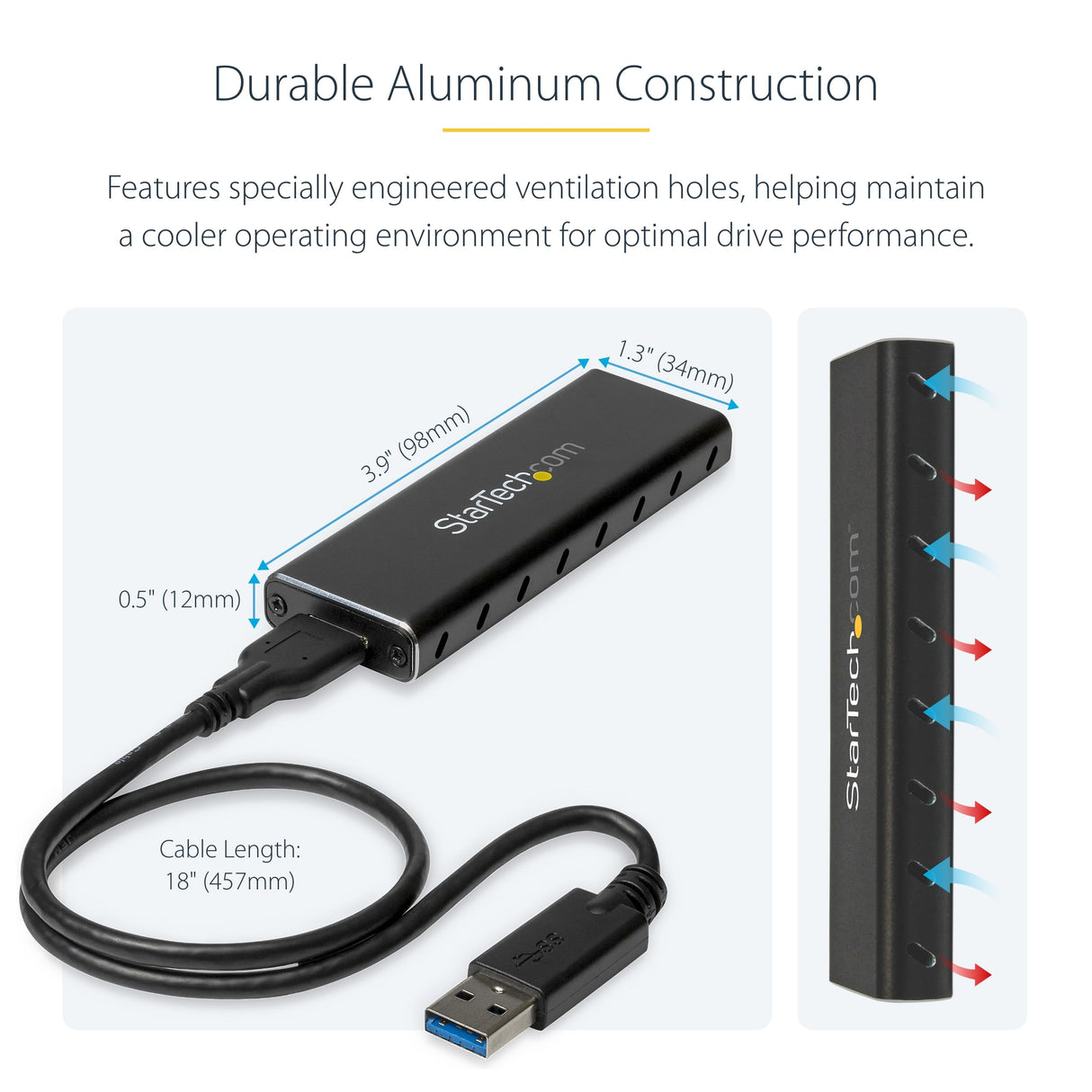 M.2 SSD ENCLOSURE USB 3.0