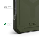 Urban Armor Gear (uag) -  Essential Armor Magsafe Case For Apple Iphone 16 Pro - Olive Drab