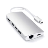 Satechi - Type C To Multi Port Adapter 4k Ethernet V2 - Silver