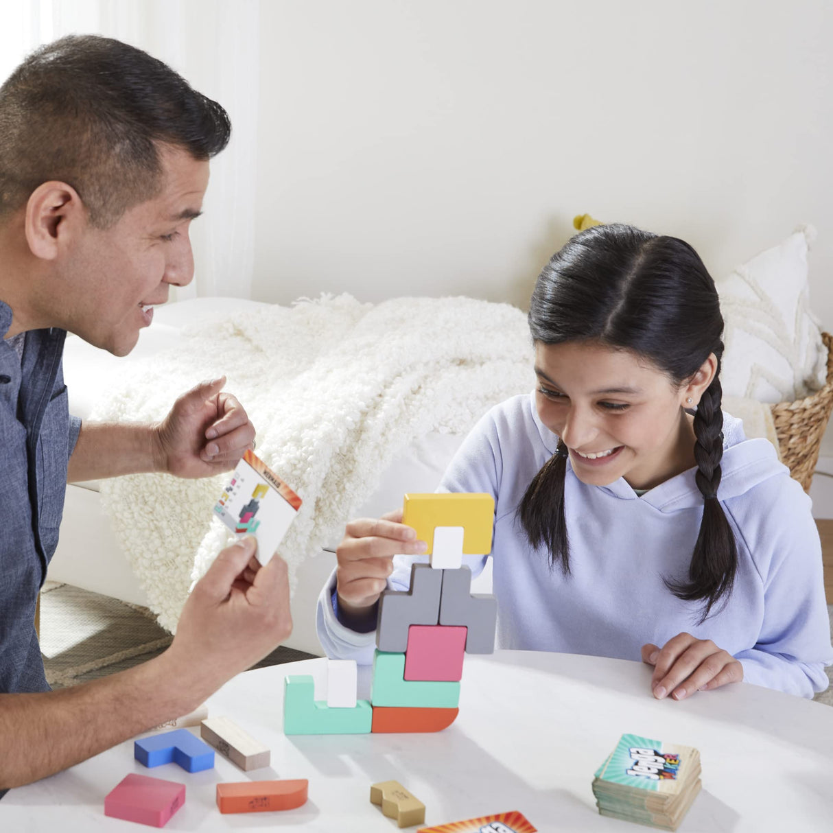 Hasbro Gaming Jenga Maker, Wooden Blocks, Stacking Tower Game, Game for Kids Ages 8 and Up, Game for 2-6 Players, Play in Teams