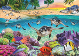 Ravensburger Race of The Baby Sea Turtles 500 Piece Large Format Jigsaw Puzzle | Unique Softclick Technology | Engaging Artistry | FSC-Certified Materials | Perfect for Adults and Kids