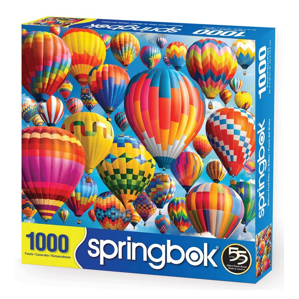 Springbok's 1000 Piece Jigsaw Puzzle Balloon Fest - Made in USA