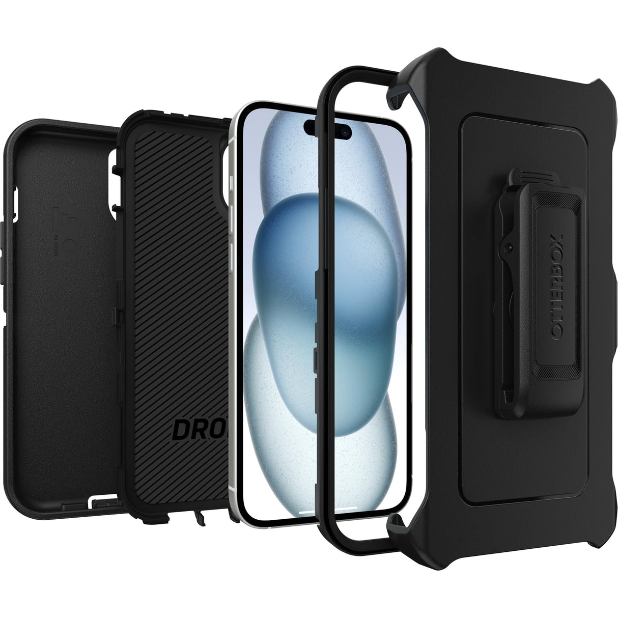 Otterbox - Defender Case For Apple Iphone 15 Plus  / Iphone 14 Plus - Black