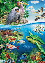 Cobble Hill Family Piece's 350 Puzzle - Earth Day - Sample Poster Included