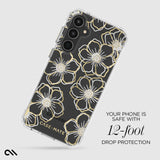 Case-mate - Floral Gems Case For Samsung Galaxy S23 Fe - Gold