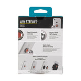 Nite Ize - Steelie Orbiter Plus Dash Mount Kit For Magsafe - Silver And Black