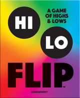 Gamewright - Hi Lo Flip - A Card Game of Highs & Lows, Multicolor, 8 x 6.5 x 1.98 inches