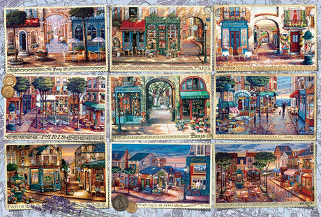 Cobble Hill 2000 Piece Puzzle - Memories of Paris - Sample Poster Included