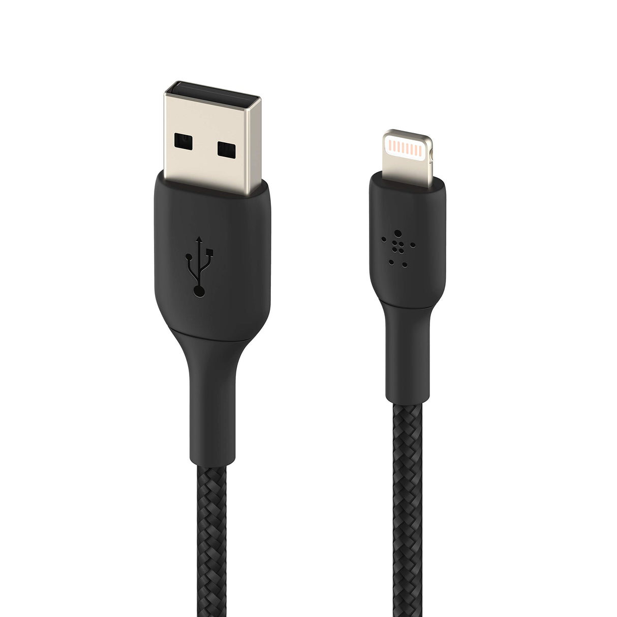 Belkin - Boost Up Charge Usb A To Apple Lightning Braided Cable 3ft - Black